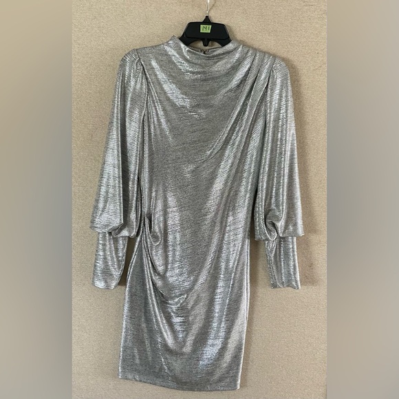 🌾 ⭐️ BLACK HALO NWOT Titan Mini Dress - Picture 1 of 16
